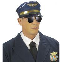 Blauwe piloten pet - thumbnail