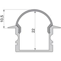 Deko Light 979652 Endkappe R-ET-02-15 Set 2 Stk, Schwarz Profieleindkap Kunststof (l x b x h) 30 x 6 x 24 mm 1 stuk(s)