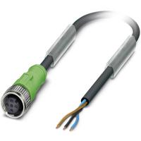 Phoenix Contact 1668098 Sensor/actuator connector, geassembleerd M12 Aantal polen (sensoren): 3 Bus, recht 5.00 m 1 stuk(s)
