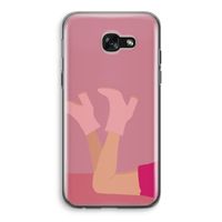 Pink boots: Samsung Galaxy A5 (2017) Transparant Hoesje