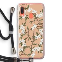 Blossoming spring: Samsung Galaxy A20e Transparant Hoesje met koord