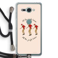 Jingle Ladies: Sony Xperia XZ2 Compact Transparant Hoesje met koord