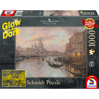 Schmidt Thomas Kinkade 1000 stukjes In de straten van Venetië