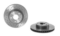 Remschijf BREMBO XTRA LINE BREMBO, Remschijftype: Geperforeerd / Geventileerd, u.a. fÃ¼r Subaru