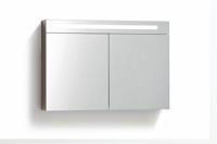 Spiegelkast 120 met LED verlichting Grey Oak