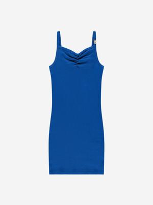 Nik&Nik zomer jurk meisjes - blauw, rib - Luuna