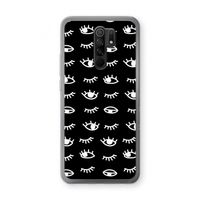 Eye pattern #3: Xiaomi Redmi 9 Transparant Hoesje