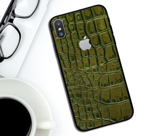 Iphone sticker van de krokodiltextuur