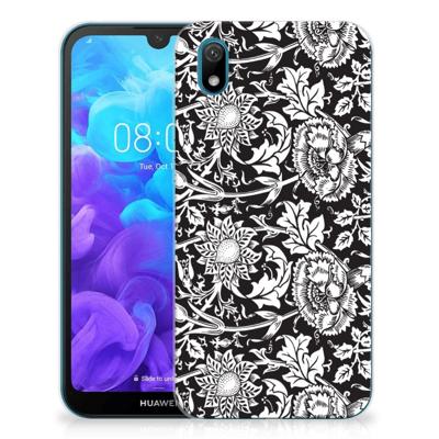 Huawei Y5 (2019) | TPU Case | Black Flowers Huawei Y5 (2019) | TPU Case | Black Flowers