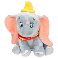 Olifanten speelgoed artikelen Disney Dumbo/Dombo olifant knuffelbeest grijs 25 cm - thumbnail