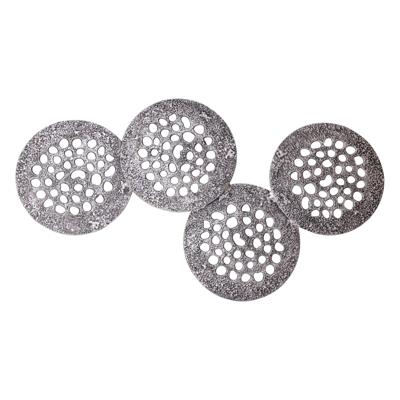 Geoffe Zilver Gegoten Aluminium Wandpaneel