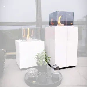 Monaco Square Tower - Wit
- Decoflame 
- Kleur: Wit  
- Afmeting: 43 cm x 72,5 cm x 43 cm