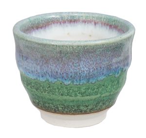 Handgemaakt Keramiek Kopje - Groen - 8.5 x 6.9 cm