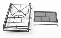 RC4WD Krabs Roof Rack w/Spare Tire Mount for Axial SCX10 II XJ (Black) (VVV-C0345)