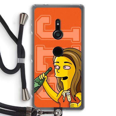 Jamie Lee Simpson: Sony Xperia XZ2 Transparant Hoesje met koord