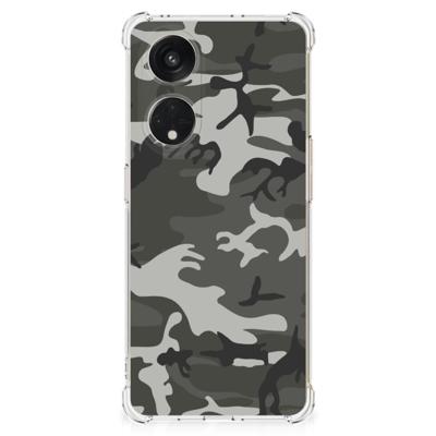 OPPO A98 Doorzichtige Silicone Hoesje Army Light OPPO A98 Doorzichtige Silicone Hoesje Army Light