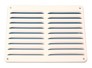 Aluminium Schoepenrooster Opbouw 245 X 195mm - Wit (1-2520w)