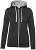 Hakro 255 Women's hooded jacket Bonded - Anthracite/Silver - S