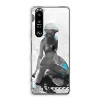 I will not feel a thing: Sony Xperia 1 III Transparant Hoesje