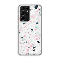 Terrazzo N°3: Samsung Galaxy S21 Ultra Transparant Hoesje