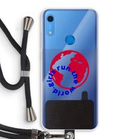 Run The World: Huawei Y6s Transparant Hoesje met koord