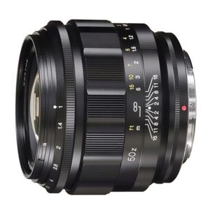 Voigtlander Nokton 50mm f/1.0 Nikon Z-mount objectief Zwart