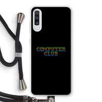 Retro: Samsung Galaxy A70 Transparant Hoesje met koord