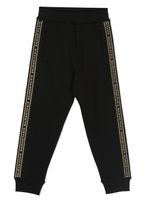 Balmain Kids pantalon de jogging à logo brodé - Noir - thumbnail