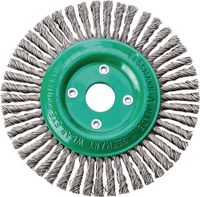 Lessmann Ronde borstel | gat d. 125 mm draaddikte 0,5 mm | RVS 6 mm | 15.000 omw/min | 1 stuk - 473801EZ 473801EZ