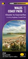 Wandelkaart Wales Coast Path 1 | Harvey Maps