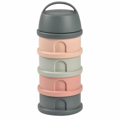 Dispenser voor melkpoeder Béaba Roze/Grijs