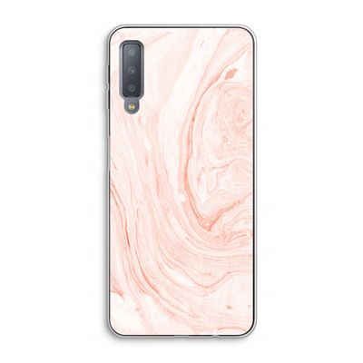 Peach bath: Samsung Galaxy A7 (2018) Transparant Hoesje