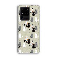 Katten: Samsung Galaxy S20 Ultra Transparant Hoesje