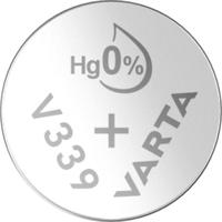 Varta Knoopcel 339 1.55 V 1 stuk(s) 12 mAh Zilveroxide SILVER Coin V339/SR614 NaBli 1 - thumbnail