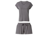 esmara Korte dames pyjama (Grijs, L (44/46))