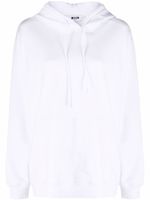 MSGM hoodie à logo imprimé - Blanc - thumbnail