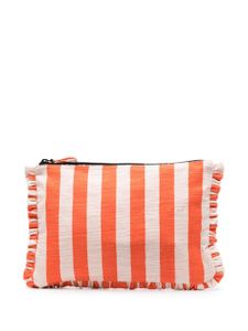 La DoubleJ pochette en coton Riviera Hand Pochette - Orange