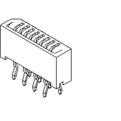 Molex 52806-2810 FFC/FPC-aansluiting Inhoud: 1 stuk(s) Tray