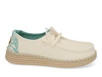 Hey Dude Wendy Espadrille Hibiscus egret Beige maat 40