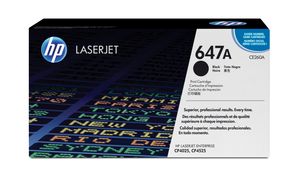 HP toner 647A, 8 500 pagina's, OEM CE260A, zwart