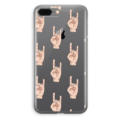 Rock: iPhone 8 Plus Transparant Hoesje