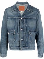 Ralph Lauren RRL veste en jean à boutonnière - Bleu