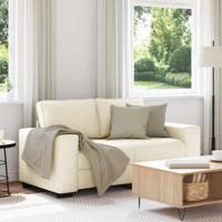 | Bank | met kussen met kussen Beige 160 x 77 x 82 cm Linnen