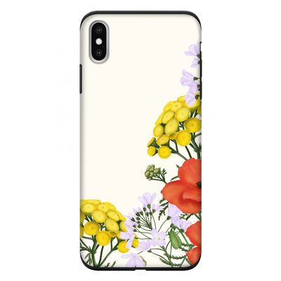 Wilde bloemen: iPhone XS Max Tough Case