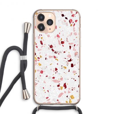Terrazzo N°9: iPhone 11 Pro Max Transparant Hoesje met koord