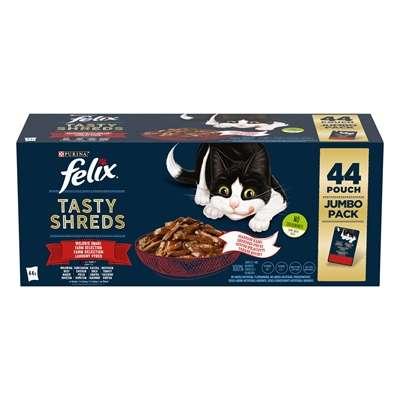 FELIX HEERLIJKE REEPJES FARM SELECTIE RUND / KIP / EEND / KALKOEN