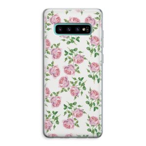 Kleine roosjes: Samsung Galaxy S10 Plus Transparant Hoesje