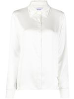 Galvan blouse en soie à manches courtes - Blanc