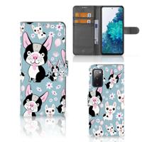 Samsung Galaxy S20 FE | Telefoonhoesje | Met pasjeshouder | Hondjes