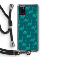 Diplodocus: Samsung Galaxy A31 Transparant Hoesje met koord